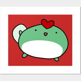 Red Heart Tadpole Posters and Art